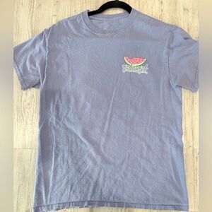 Casual Short Sleeve Tee in Light Purple